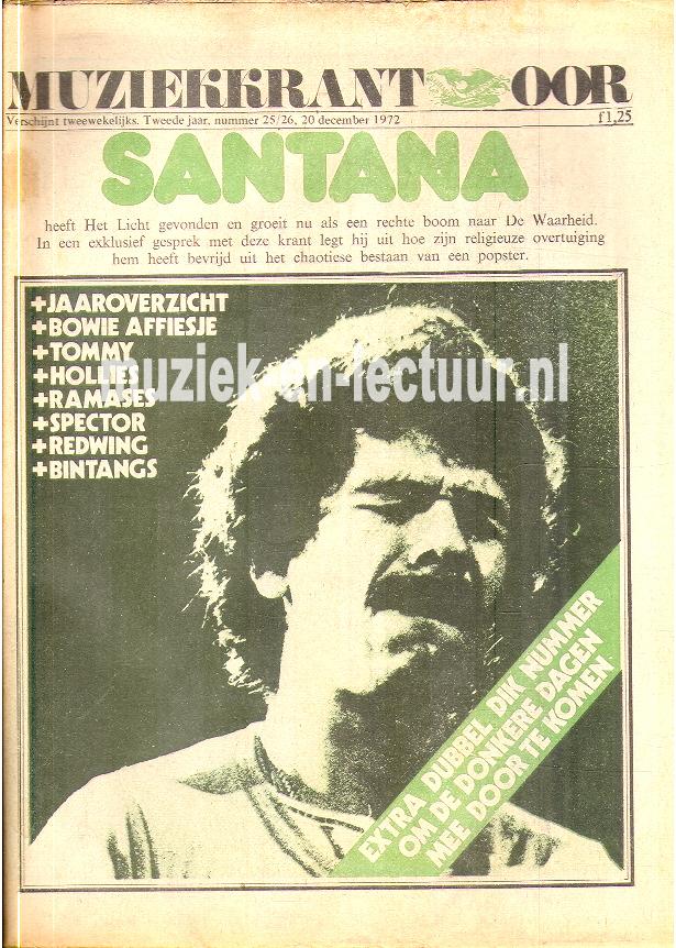 Muziekkrant Oor 1972 nr. 25/26